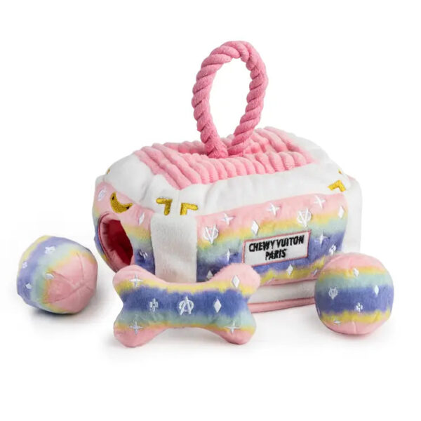 Chewy Vuiton Pink Ombre' Interactive Trunk